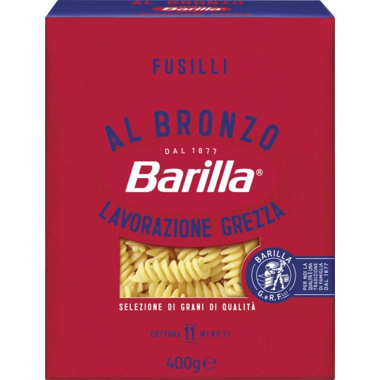 Barilla Fusilli Al Bronzo 400G