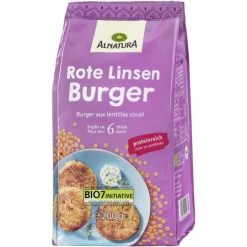 Alnatura Bio Rote Linsen Burger 200G