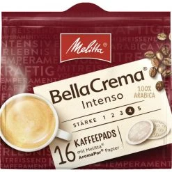 Melitta BellaCrema Kaffeepads Intenso 16ST 107G